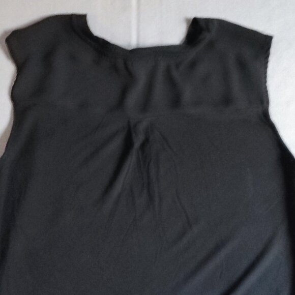 Loft blouse women's size M black lightweight rayon - Picture 4 of 10